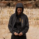ARVIL Centro Hoodie Grey & Gold thumbnail