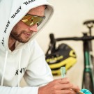 ARVIL Hoodie Men White/Black thumbnail